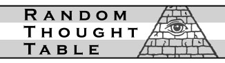 Random Thought Table